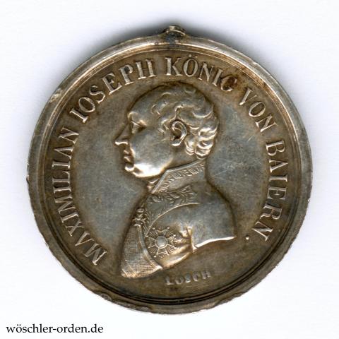 Bayern, Silberne Militär-Verdienstmedaille (1806 - 1848)