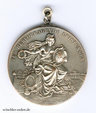 Preußen, Berlin, Preismedaille Brauerei-Fachausstellung (1914)