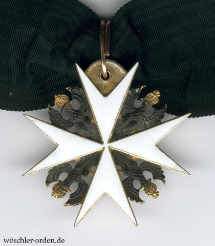 Preußen, Königlich Preußischer St. Johanniterorden, Kreuz der Ordensritter um 1812