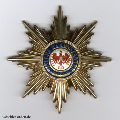 Preußen, Roter-Adler-Orden, Großkreuz-Bruststern, von Joh. Wagner & Sohn