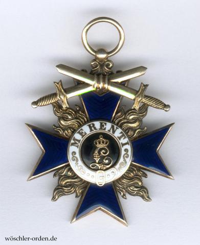 Bayern, Militär-Verdienstorden (2. Modell), III. Klasse mit Schwertern, von Leser