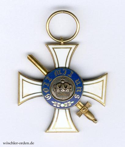 Preußen, Königlicher Kronenorden (2. Modell), III. Klasse mit Schwertern