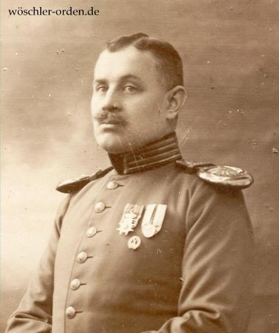 Schweden, Photo Offizier mit Schwertorden