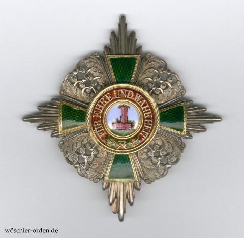 Baden, Orden vom Zähringer Löwen, Bruststern zum Kommandeurkreuz
