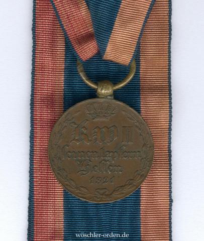 Hessen-Kassel, Kriegsdenkmünze für 1814/1815 für Kämpfer (1821)