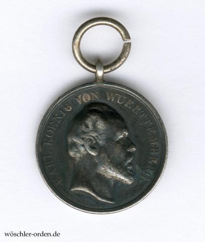 Württemberg, Silberne Zivilverdienstmedaille (Typ 1865 ff.)