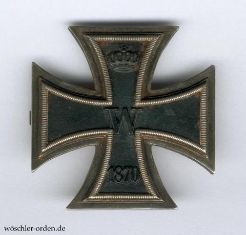 Preußen, Eisernes Kreuz 1870 I. Klasse, Zweitstück von AWS