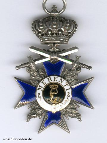 Bayern, Militär-Verdienstorden (2. Modell), IV. Klasse mit der Krone und Schwertern, von Leser, Variante