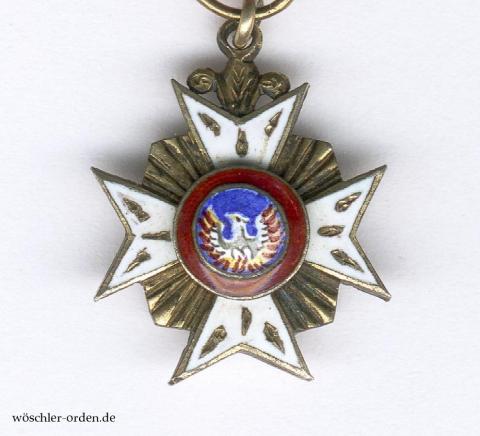 Hohenlohe, Hausorden der goldenen Flamme, Miniatur