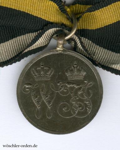 Preußen, Kriegsdenkmünze 1864 für Nichtkämpfer