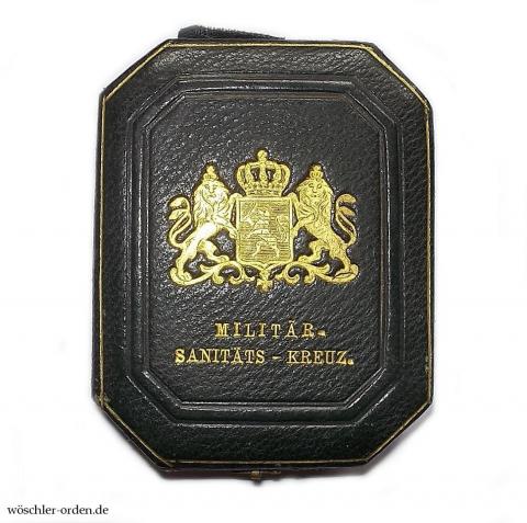 Hessen-Darmstadt, Militär-Sanitäts-Kreuz 1870/71, Verleihungsetui