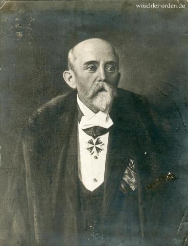 Preußen, Johanniter-Orden, Kreuz der Ehrenritter, Trägerportrait