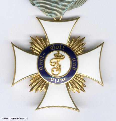 Württemberg, Friedrichsorden (2. Modell), Komturkreuz, von Steinam