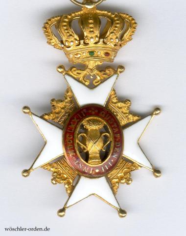 Schweden, Wasa-Orden (2. Modell), Ritterzeichen I. Klasse