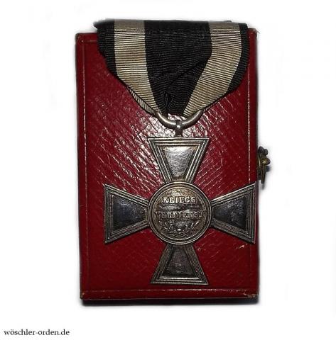 Preußen, Militär-Ehrenzeichen I. Klasse (4. Modell), mit Verleihungsetui