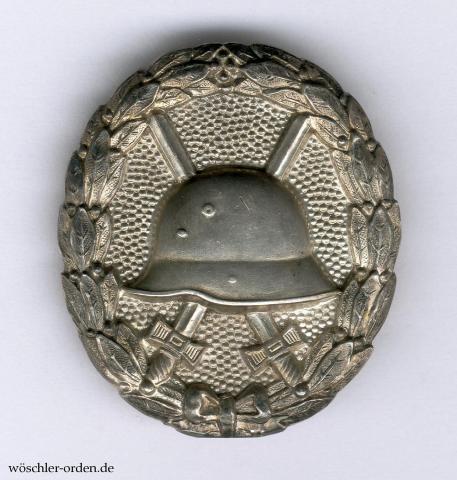 Preußen, Verwundetenabzeichen in mattweiß, Zweitstück von Sedlatzek, Berlin