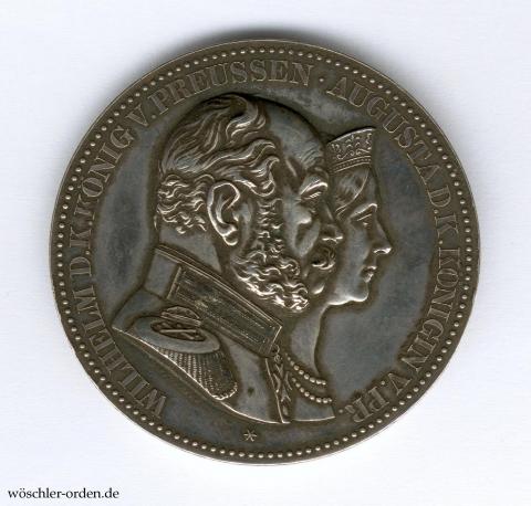 Preußen, Ehejubiläumsmedaille zur goldenen Hochzeit (1. Modell)