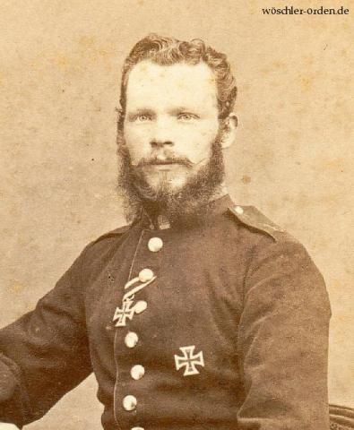 Preußen, Eisernes Kreuz 1870 I. Klasse, Trägerportrait