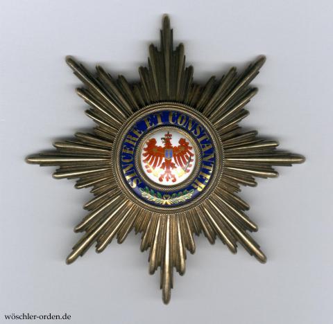 Preußen, Roter-Adler-Orden (5. Modell), Großkreuz-Bruststern