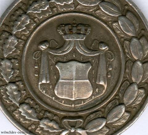 Hohenzollern, Fürstlicher Hausorden (1. Modell), Silberne Verdienstmedaille, von J. G. Hossauer