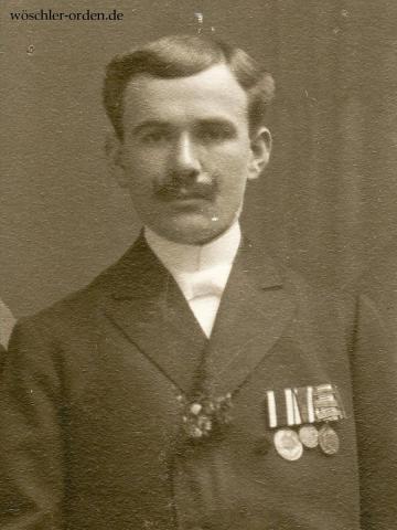 Sachsen, Bronzene Friedrich-August-Medaille, Trägerportrait