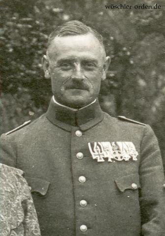 Württemberg, Friedrichsorden (2. Modell), Ritterkreuz II. Klasse mit Schwertern, Trägerportrait