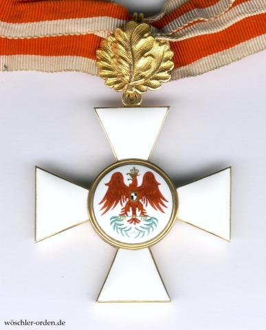 Preußen, Roter-Adler-Orden (5. Modell), II. Klasse mit Eichenlaub, von Joh. Wagner & Sohn
