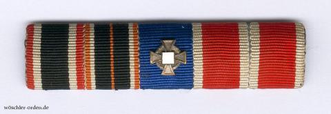 Deutsches Reich, Ehrenzeichen für deutsche Volkspflege, an 5er Feldspange