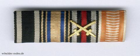 Bayern, 4er Feldspange mit Österreich