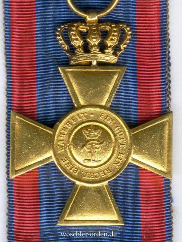 Oldenburg, Haus- und Verdienstorden, Ehrenkreuz I. Klasse mit der Krone, von J. G. Hossauer