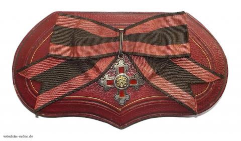 Württemberg, Olga-Orden, Damenausführung, im Verleihungsetui