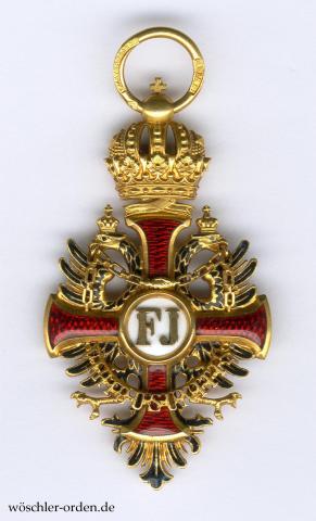 Österreich, Franz-Joseph-Orden, Ritterkreuz (1. Ausgabe), von Vincenz Mayer’s Söhne, Wien