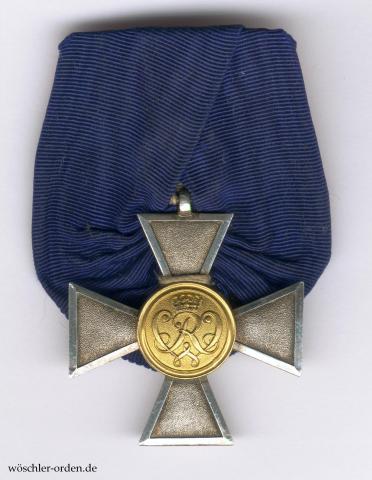 Preußen, Landwehr-Dienstauszeichnung I. Klasse, von Sy & Wagner, an 1er Ordensschnalle