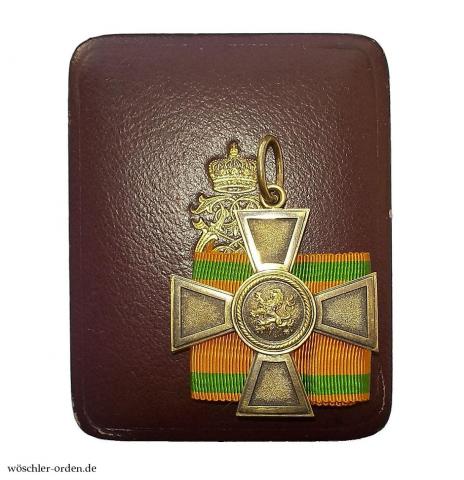 Baden, Verdienstkreuz vom Zähringer Löwen, im Verleihungsetui