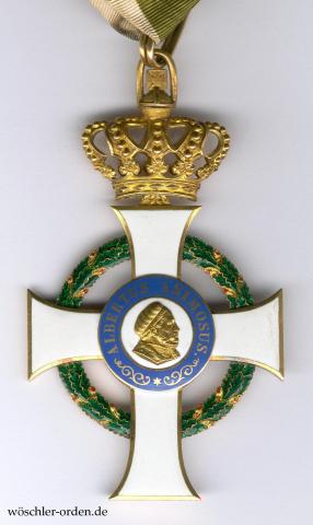Sachsen, Albrechtsorden (1. Modell), Komturkreuz