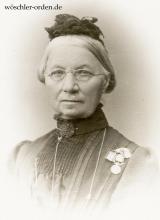 Schweden, Portrait einer Dame mit Verdienstmedaille
