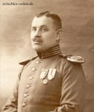 Schweden, Photo Offizier mit Schwertorden