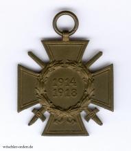 Deutsches Reich, Ehrenkreuz für Frontkämpfer des Weltkrieges 1914–1918