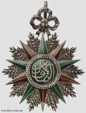 Tunesien, Orden des Ruhmes (3. Modell, 2. Ausgabe), Großkordon-Kleinod, Zweitstück von Scharffenberg, Dresden