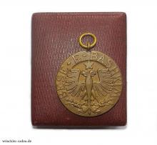 Albanien, Orden vom Schwarzen Adler, Bronzene Medaille, im Verleihungsetui