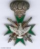 Sachsen-Weimar, Hausorden der Wachsamkeit oder vom Weißen Falken, Ritterkreuz II. Klasse mit Schwertern